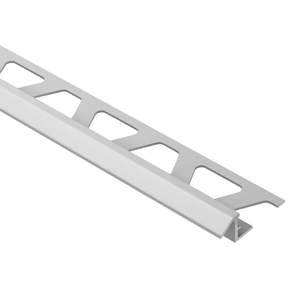 Schluter Reno-TK 3/8" Satin AETK100 transition strip in anodized aluminum