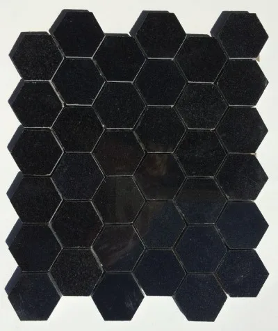 Black Absolute Marble Mosaic