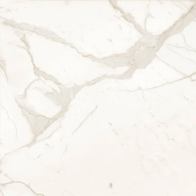 Calacatta Super White porcelain tile 29.5x29.5 polished finish