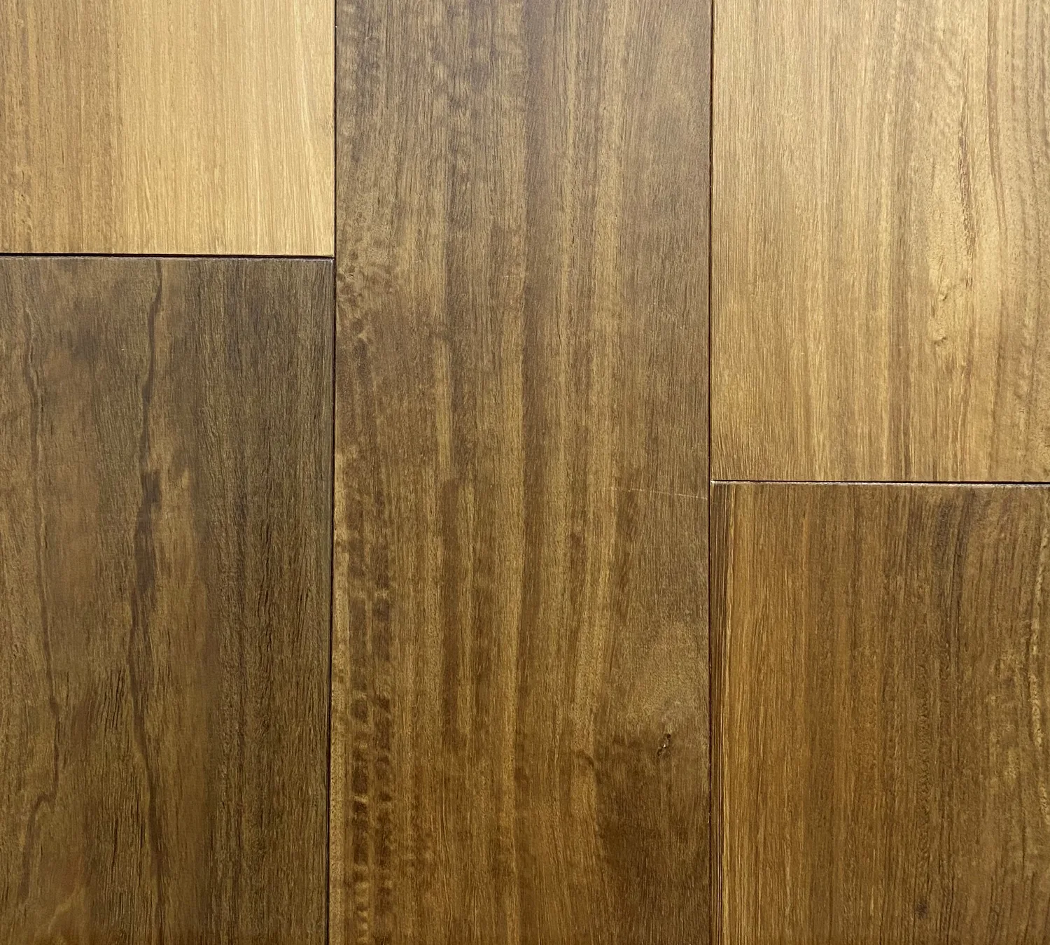 Bravada Barcelona engineered hardwood flooring in European walnut, 9/16" thickness, herringbone pattern, 5" x 24" and 7.5" x random lengths