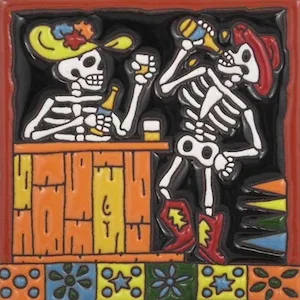 DD Toast - Dia de los Muertos Art Tile
