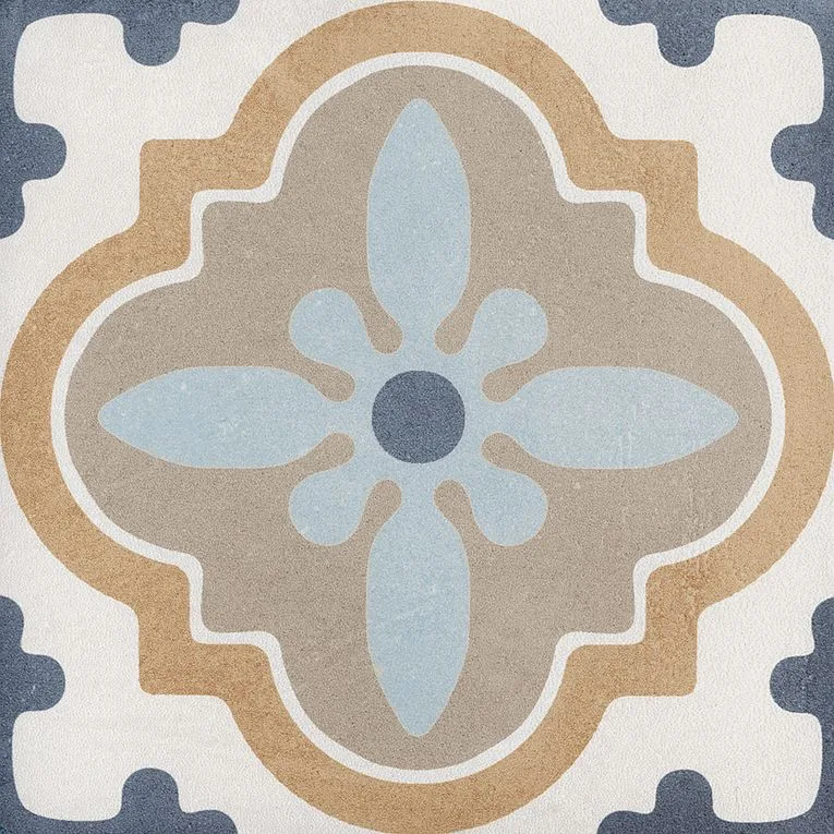 Reverie 10 porcelain tile, 8x8 size, rectified glazed finish, ideal for various applications