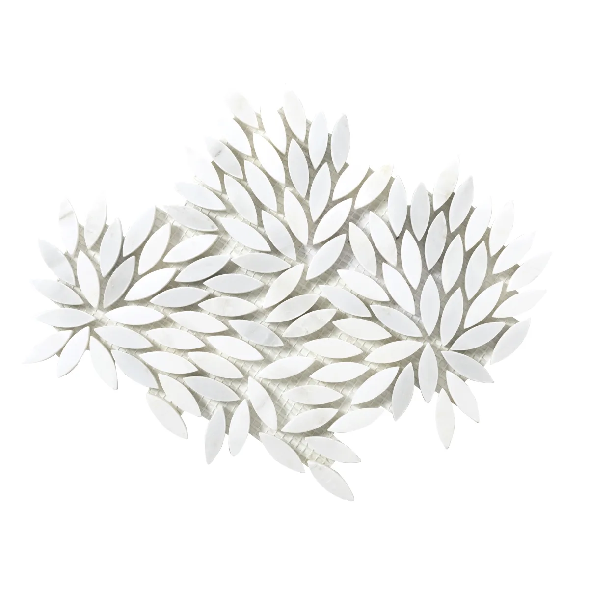 Marble Polished Leaf Mosaic