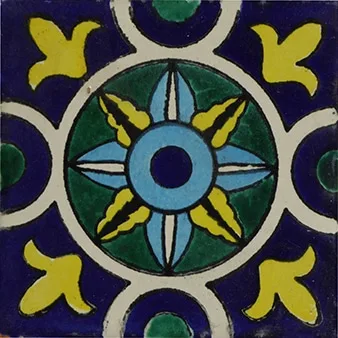 L69 Yellow Green Alcora Talavera Tile 4x4 and 6x6 ceramic glazed tiles