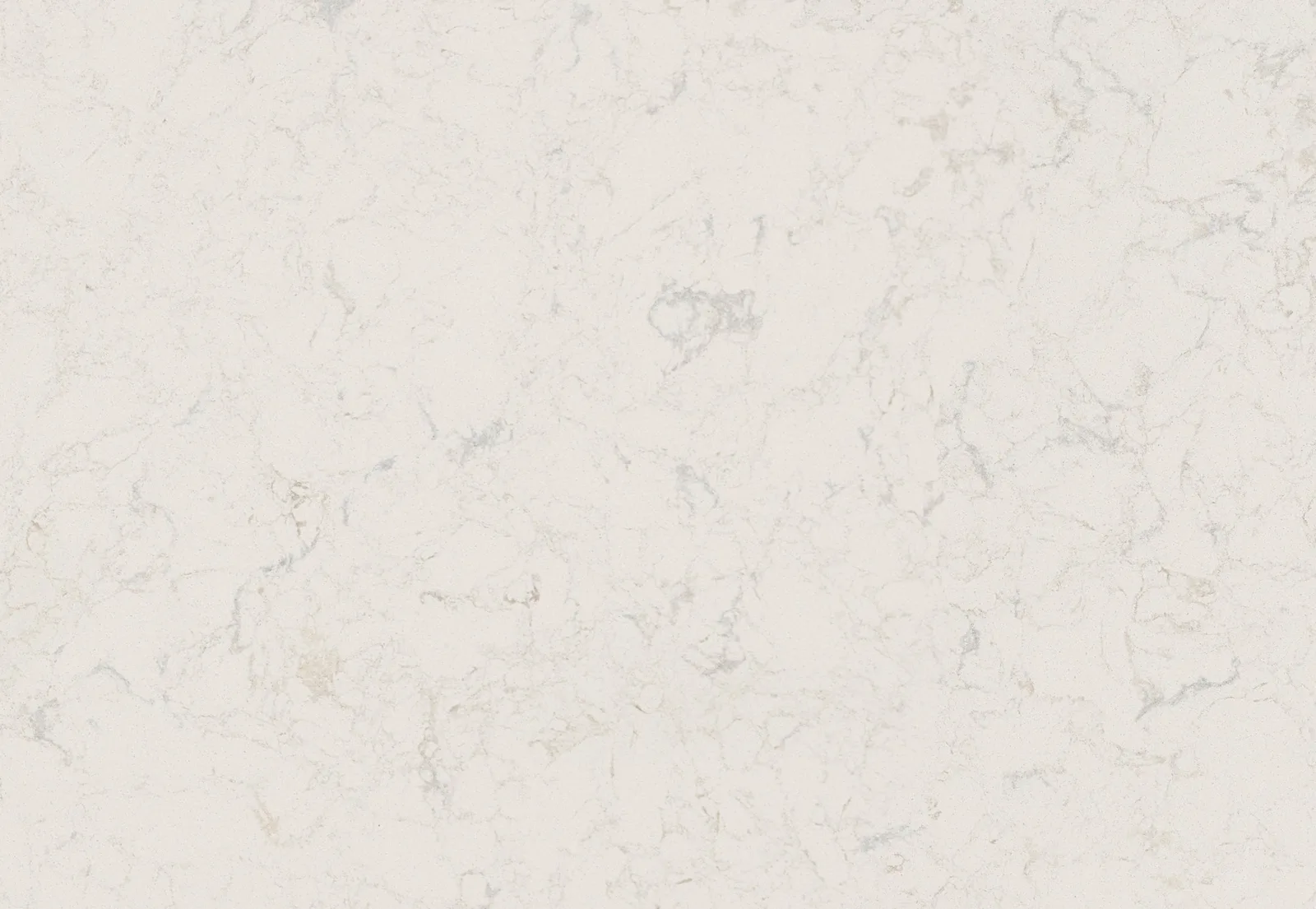Torquay Quartz Countertop in polished finish, 132" x 65.5", durable quartz material