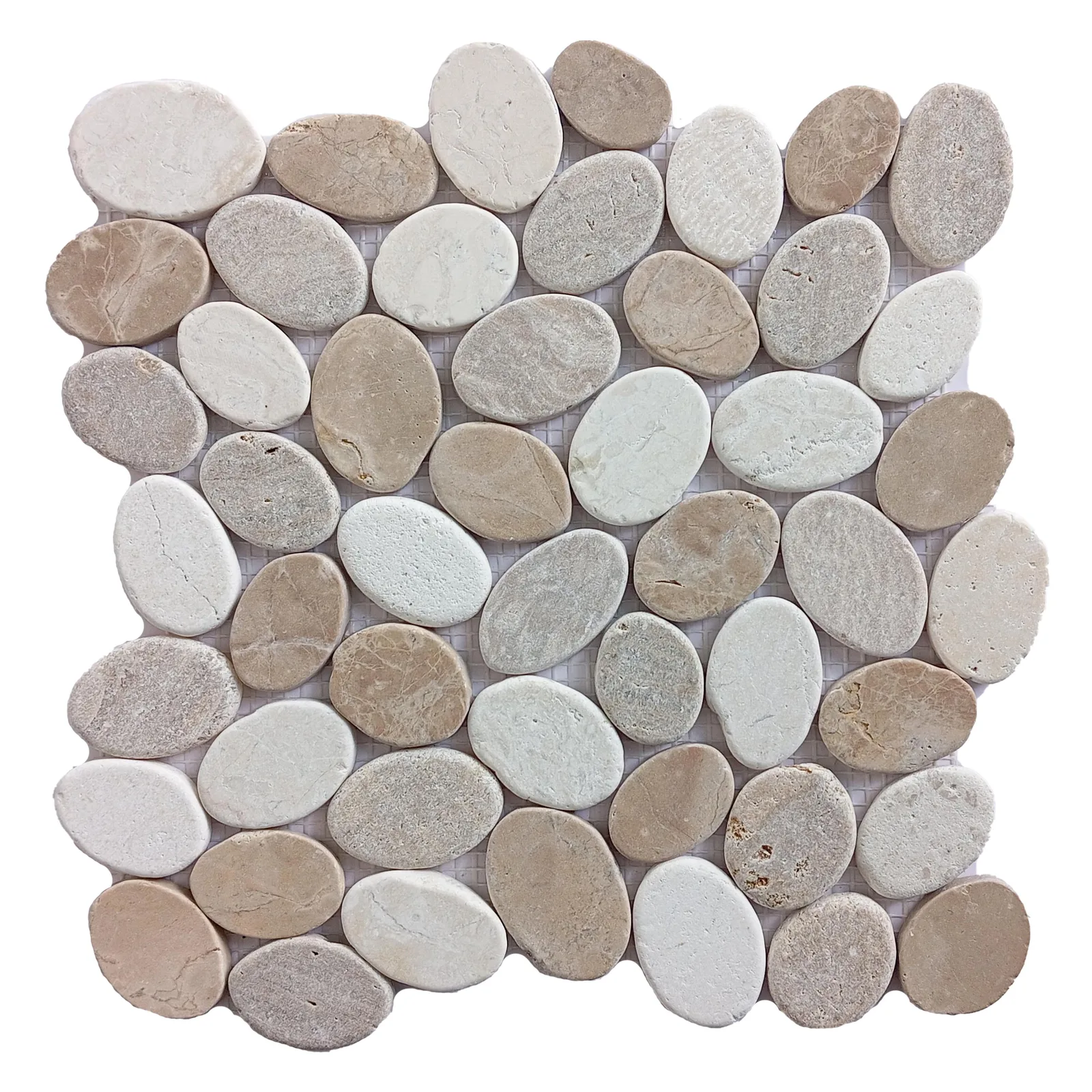 Dusty Rose Flat Indonesian Stone Mosaic