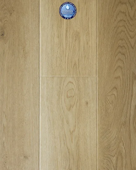 New Wave LVP flooring in Bashful Beige color, 7mm thick, made of SPC material
