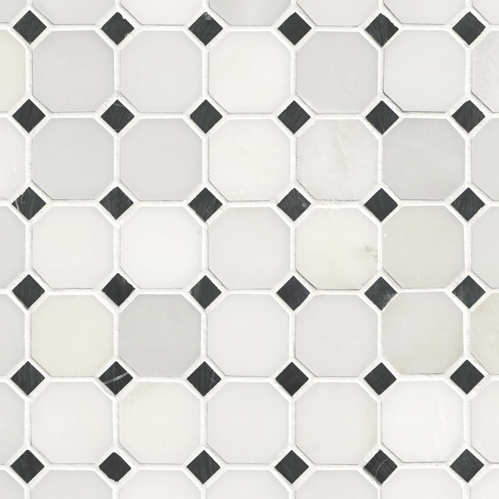 Arabescato Carrara Octagon Mosaic