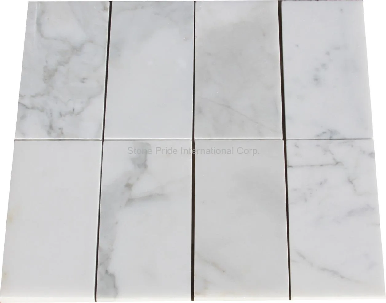 Calacatta Gold Marble Tile in honed and polished finishes, natural stone with elegant gold and white veining