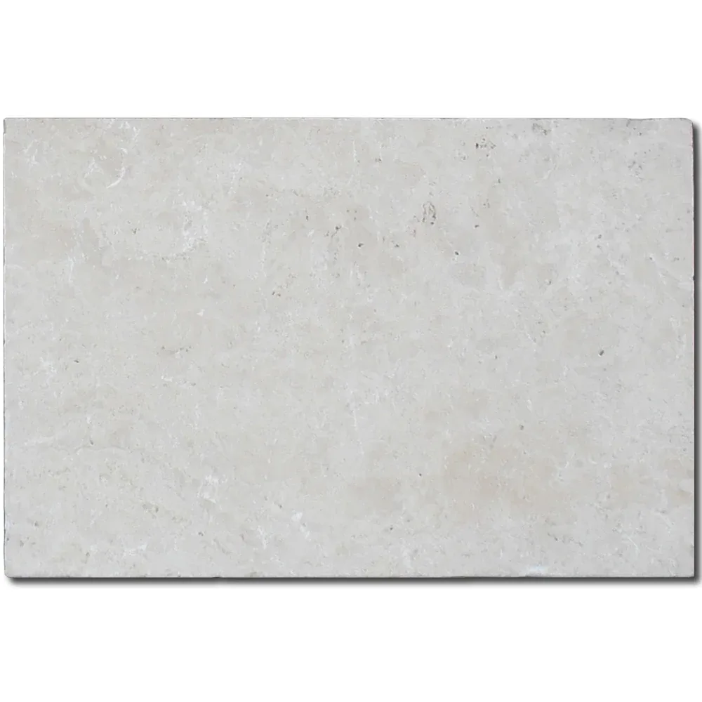Ivory Travertine Paver 24x24 tumbled finish travertine