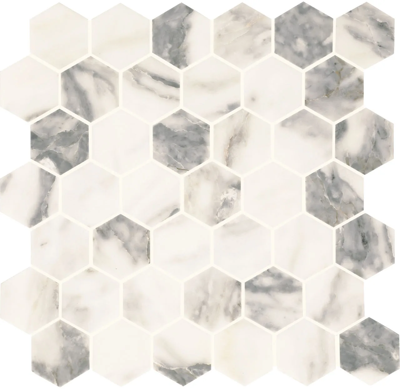 Daltile Eclessia Marble Arabescato Argento
