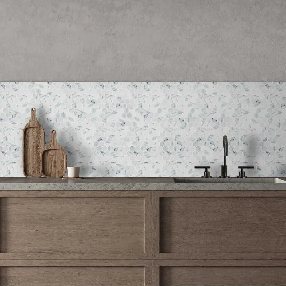 Hex XL Calacatta Blue