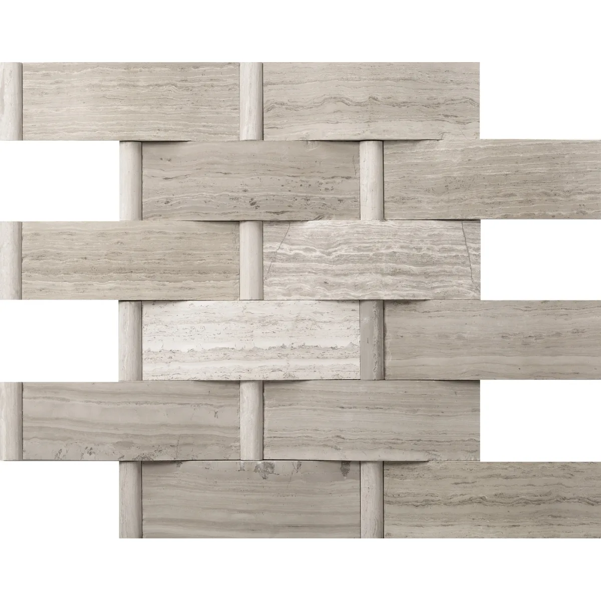 Metro Lattice Mosaic Cream 12x12, (M05METRCR1212MLT)