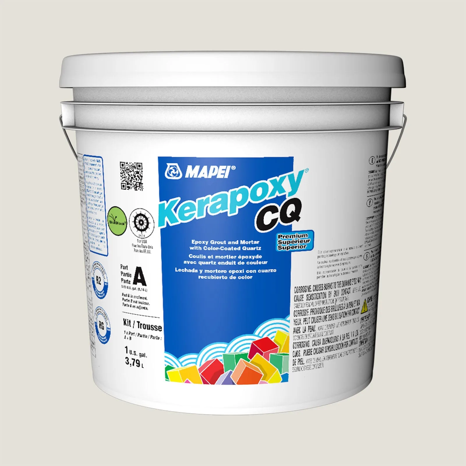 Mapei Kerapoxy CQ Eggshell #5220 Epoxy Grout (1 Gal)