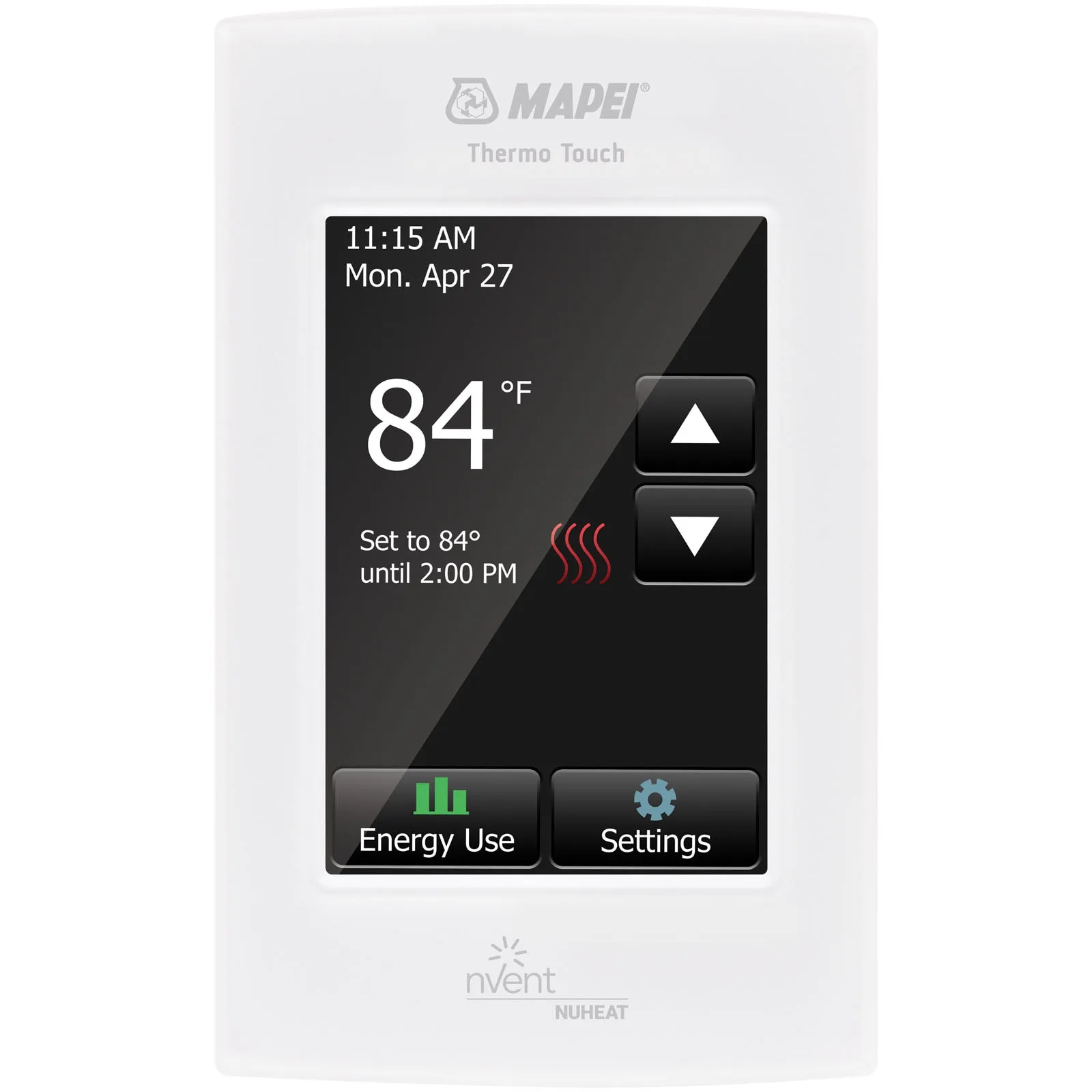 Mapei Dual-voltage MapeHeat Touchscreen Programmable thermostat