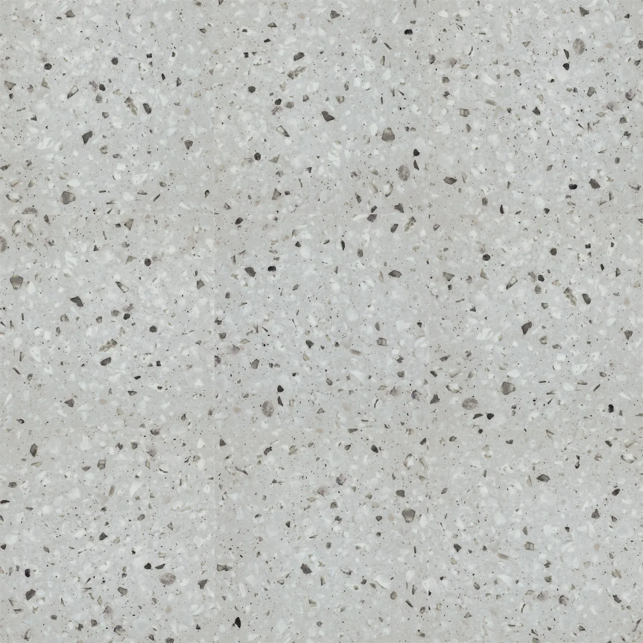 Daltile Multimedia Terrazzo River 18X18, TitanGuard Technology, Square Luxury Vinyl Tile