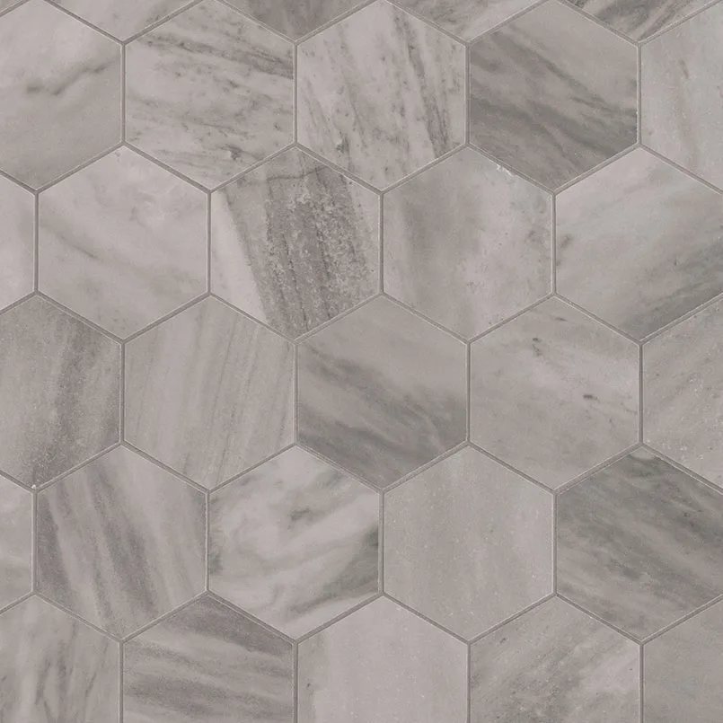 Eden Bardiglio 3x3 Hexagon