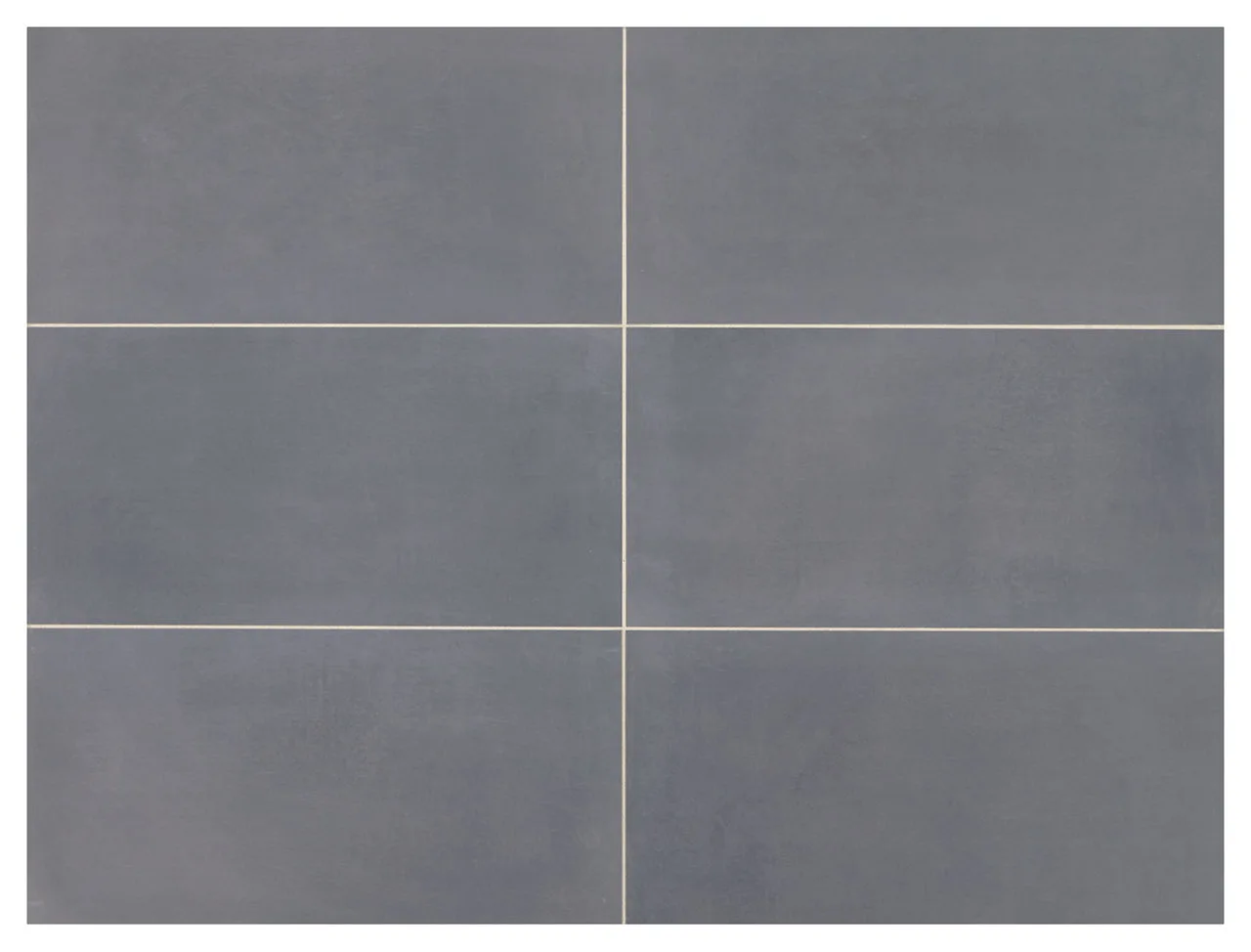 Marazzi Moroccan Concrete Blue Gray Porcelain Tile 12x24 Matte Finish Rectangle