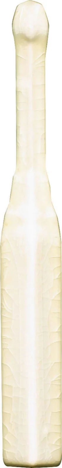 Hampton Base Board Glazed Top Edge in White 6x6 Ceramic Tile