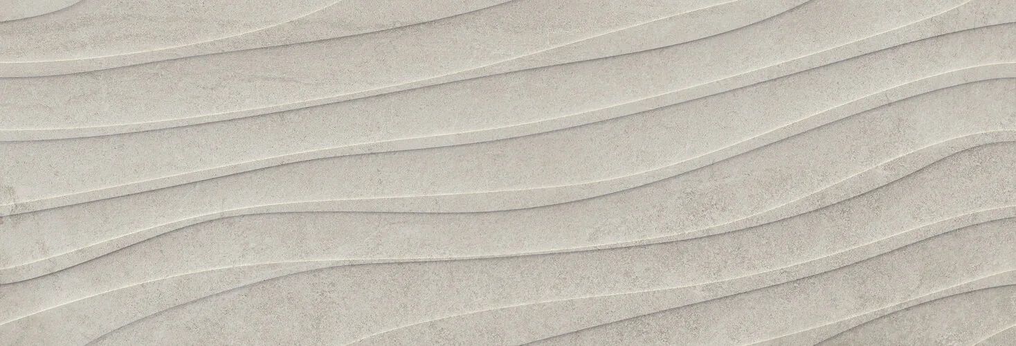 Mixit Concept Blanco and Gris matte porcelain backsplash tiles 12x36