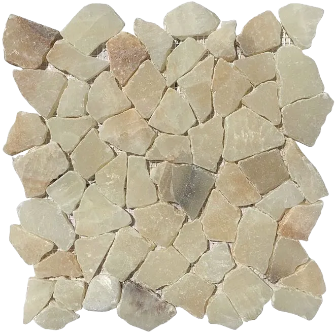 Yellow Jelly Jade Stone Mosaic