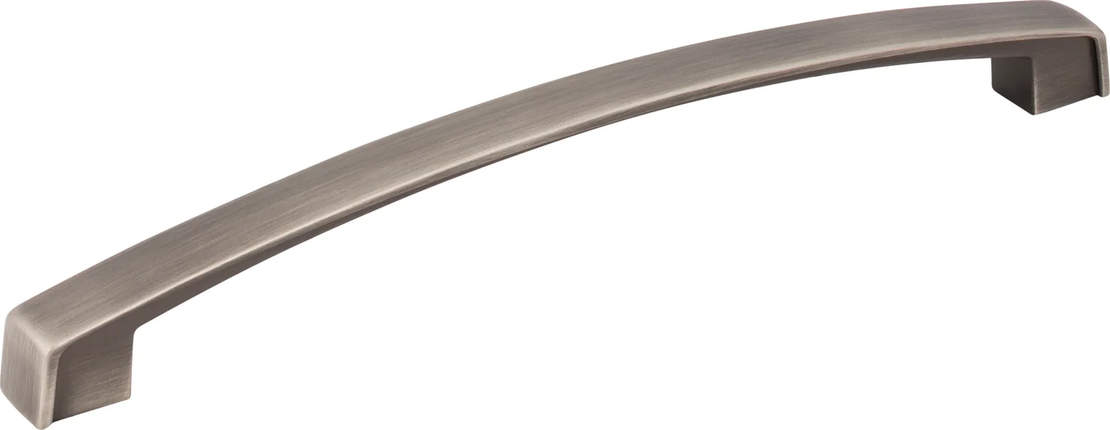 Merrick Cabinet Pull-192 in Satin Nickel, decorative hardware for cabinets, 8 inches long, modern design