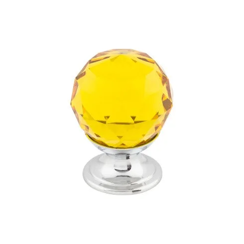 Amber Crystal Knob