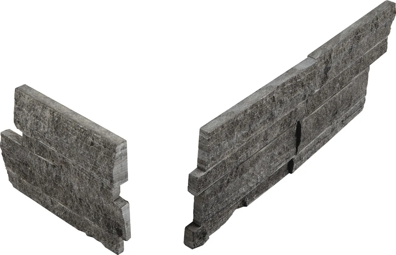 Daltile Stacked Stone Macau Black