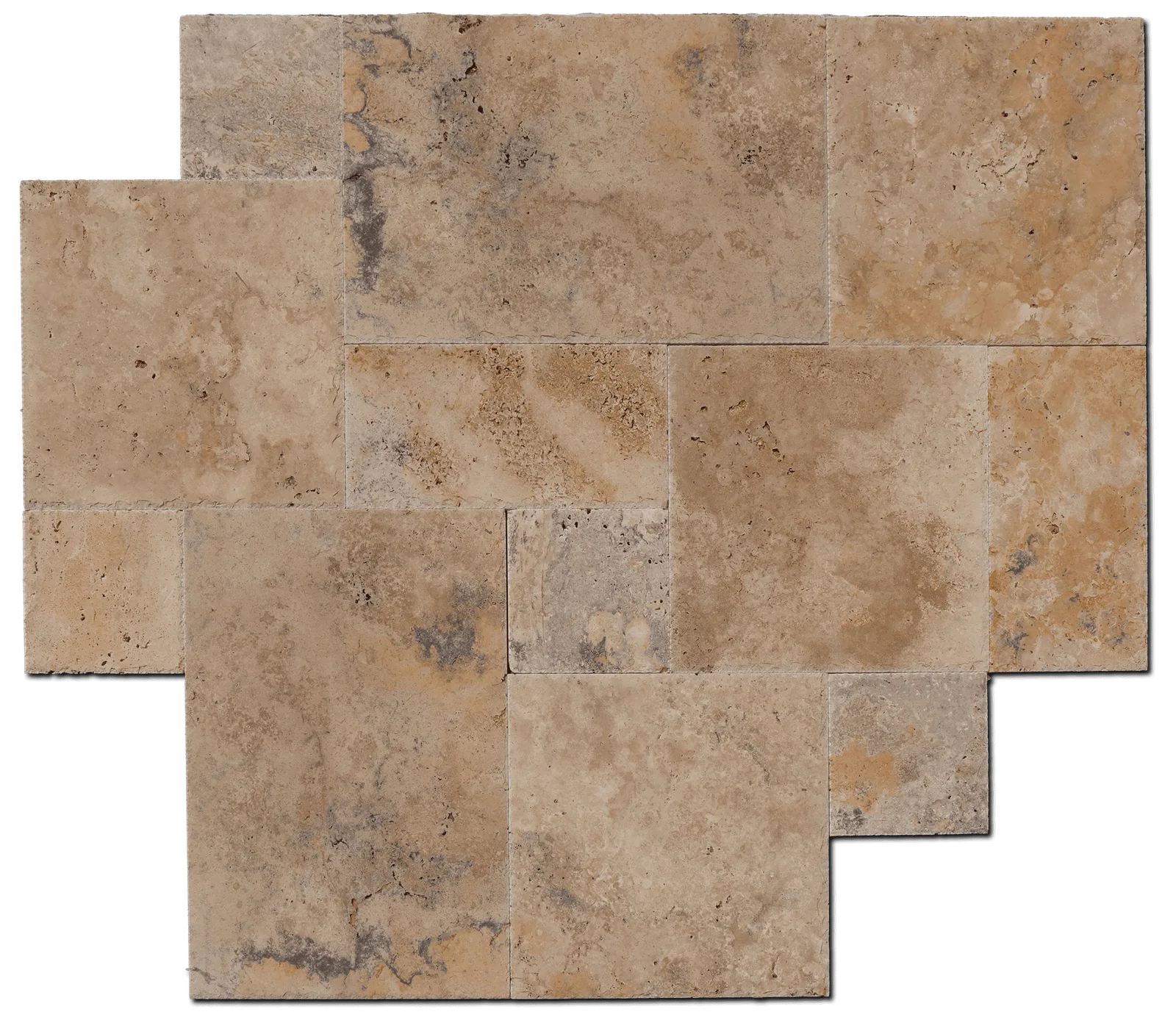 Multicolor Chiseled Edge
