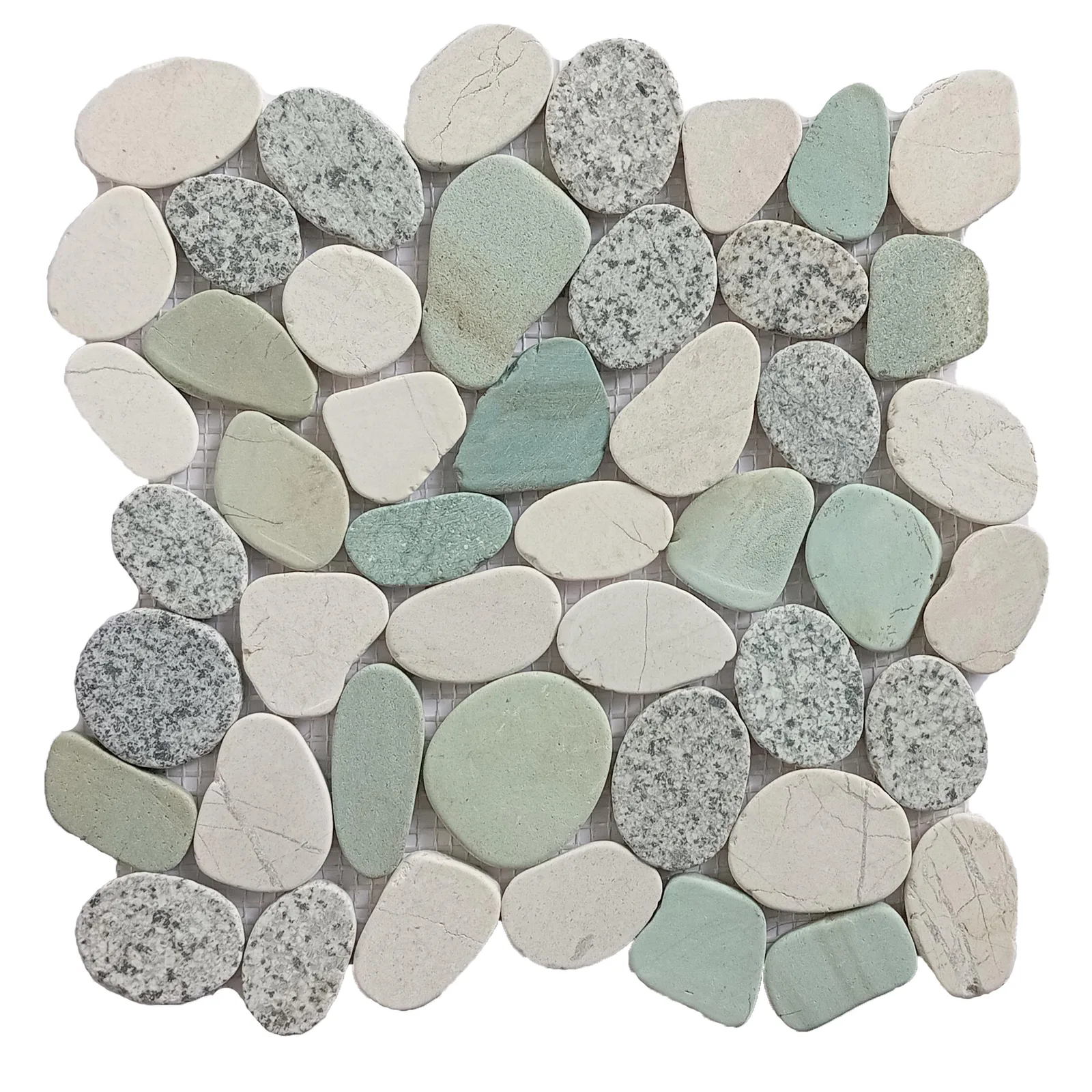 Seafrost Flat Indonesian Stone Mosaic