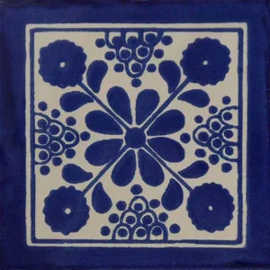 L27 - Blue Damson Talavera Tile