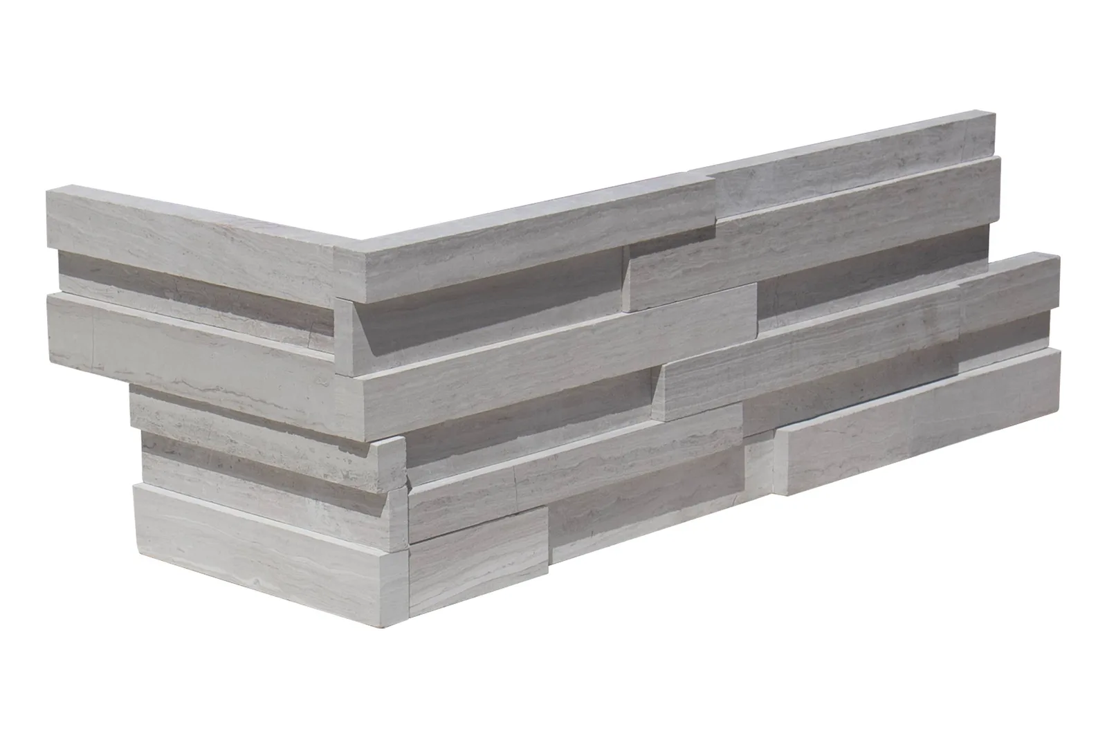 Haisa 3D Honed Natural Stone Ledger Panel