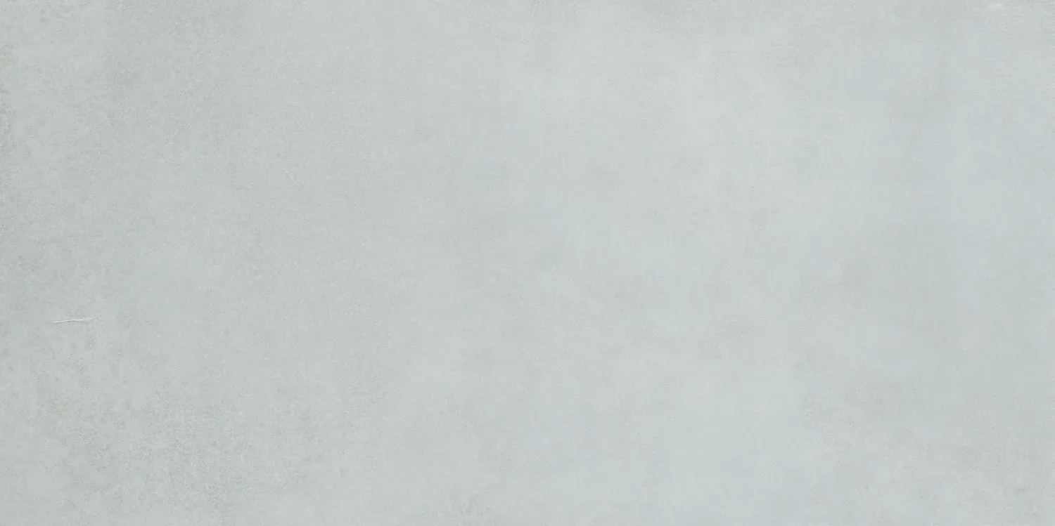 Concrete porcelain tile in polished finish, available in multiple sizes including 24x48 and 12x24.