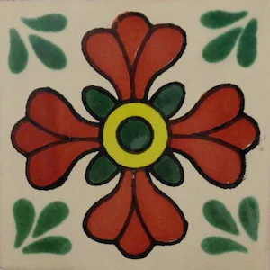 L29V Green Seville Talavera Tile 4x4 and 6x6 ceramic glazed tiles