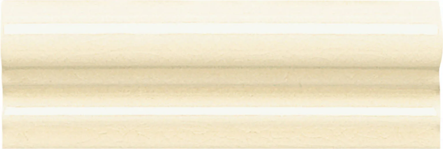 Hampton Rail Molding 2x6 in White ceramic tile