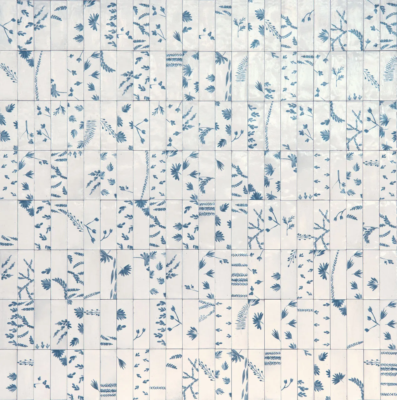 Marazzi Rice Bianco Deco Leaf