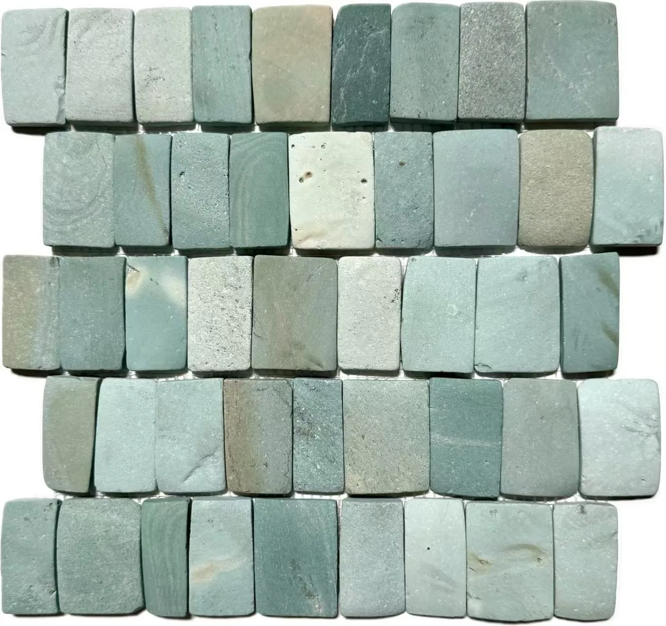 Green 3D Bubble Pebble Mosaic