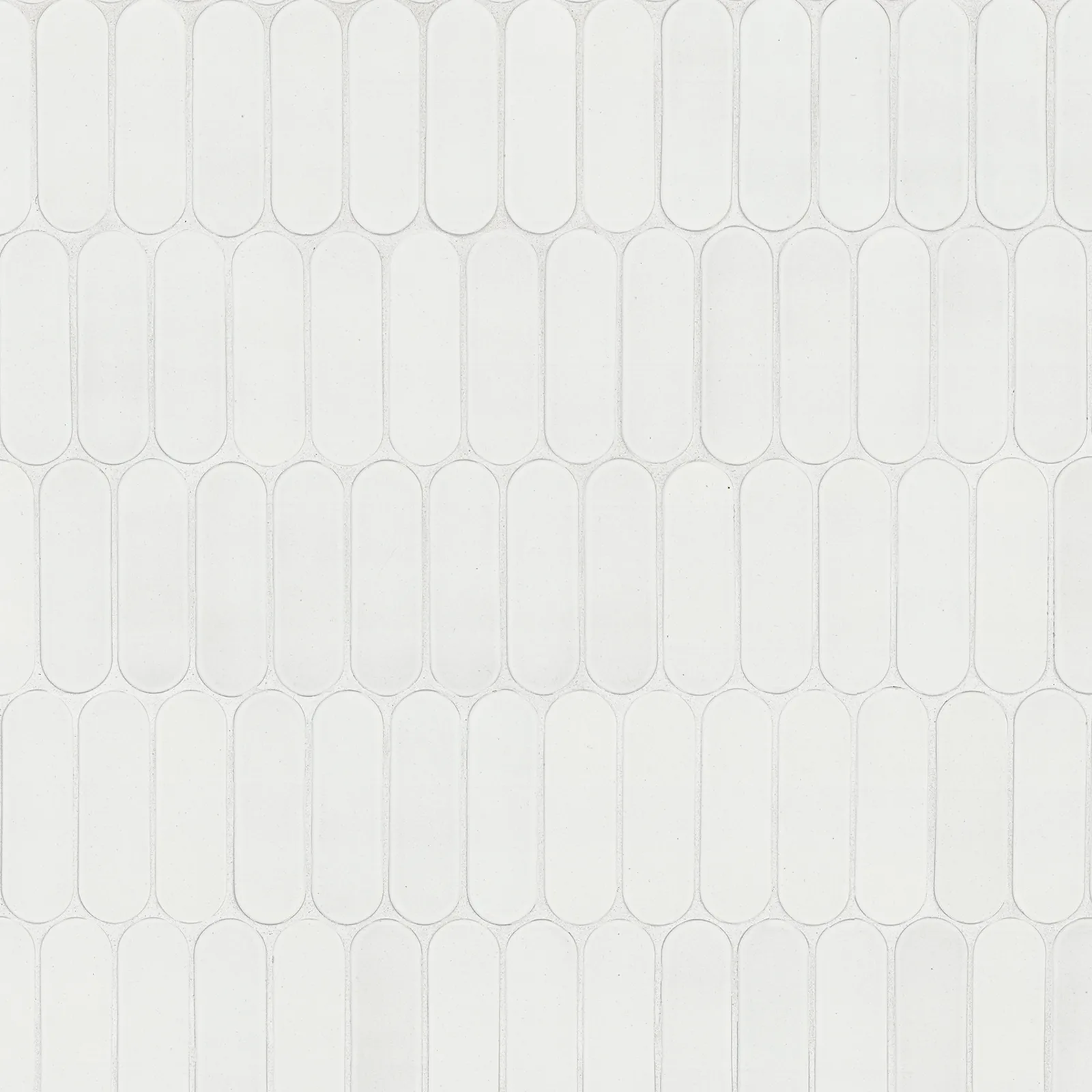 Bianco Glossy Ellipse 6mm
