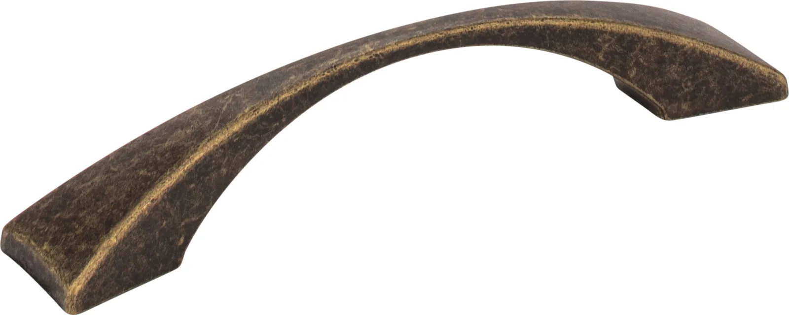Glendale Cabinet Pull-96 in Distressed Antique Brass finish, decorative hardware for cabinets and drawers, 96 mm center-to-center