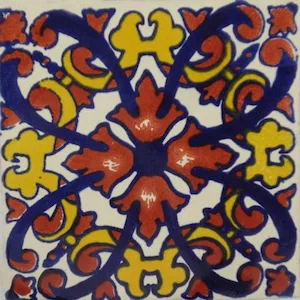 L72 Rojo Charlotte Talavera Tile 4x4 and 6x6 ceramic glazed tiles in vibrant red finish