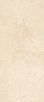 Marmo Crema Marfil porcelain tile in polished finish, size 12x24 and 24x24, warm crema marfil color