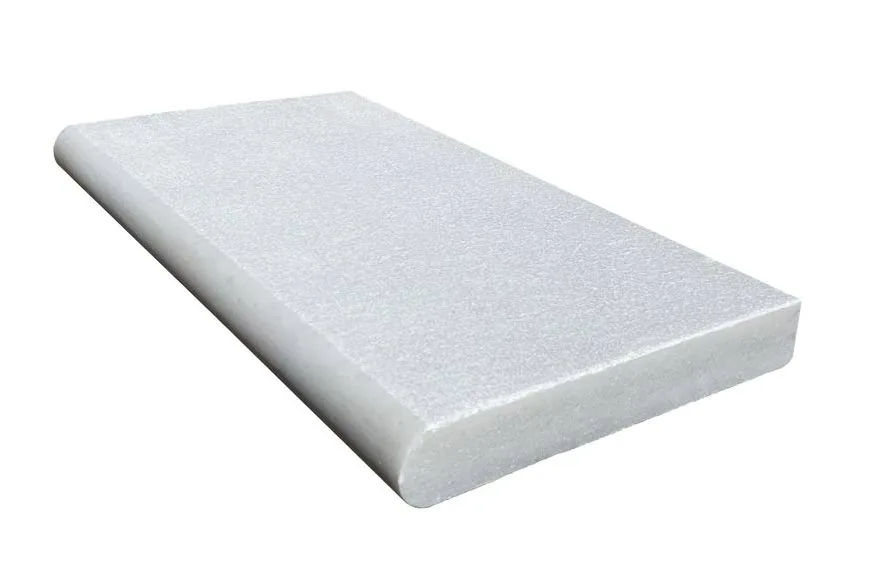 White Marble Pool Coping