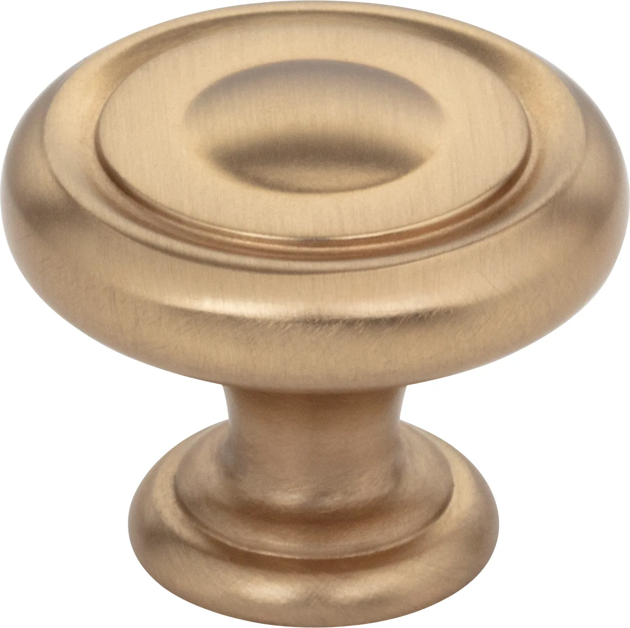 Bremen 1 Cabinet Knob Distressed Antique Brass 1-1/4 inch Diameter Decorative Hardware