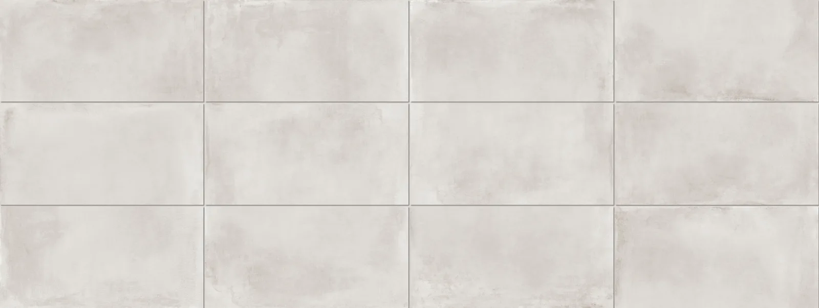 Caementum Claurus Mosaic Tile in Matte Concrete Finish, 12x24 size, Rectified Edges