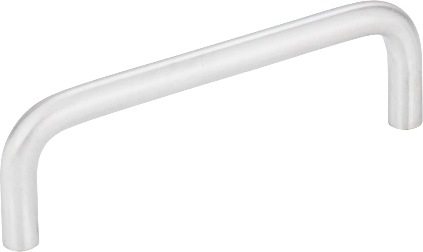 Torino Wire Pull-96 in Matte Black, decorative hardware, 4-1/16" overall length, modern steel cabinet pull