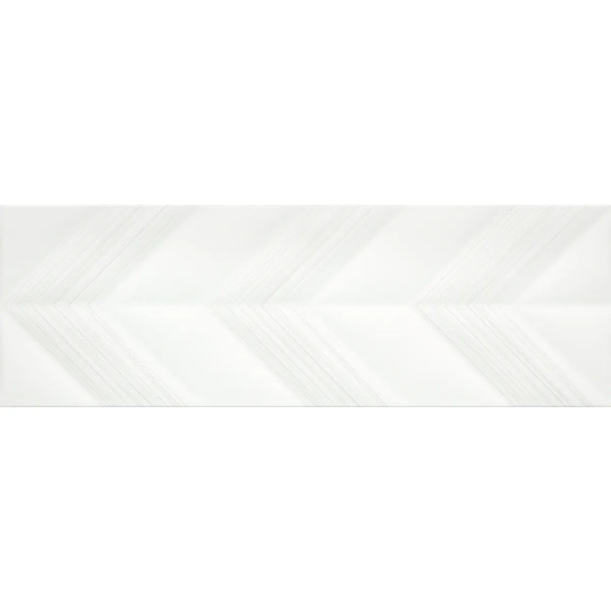 Vertigo Gray Chevron Ceramic Tile 10x30 glossy finish