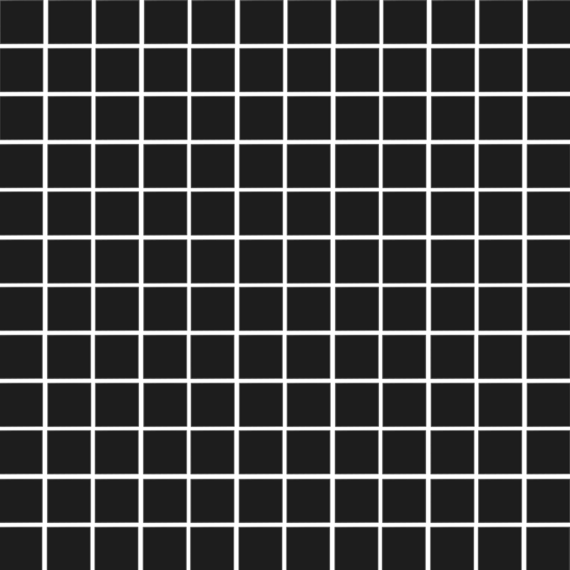 Matte Black 1x1 Squares