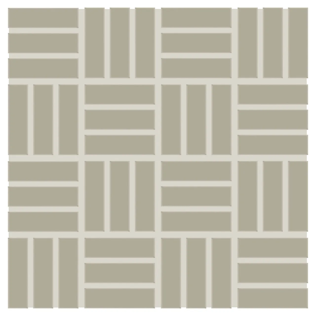 Daltile Color Wheel Mosaic Architectural Gray