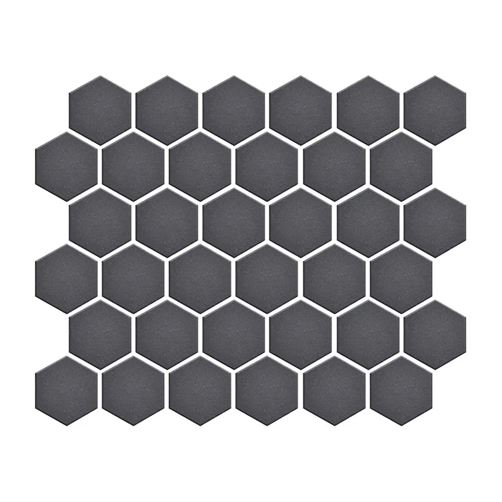 Carbon Hex unglazed