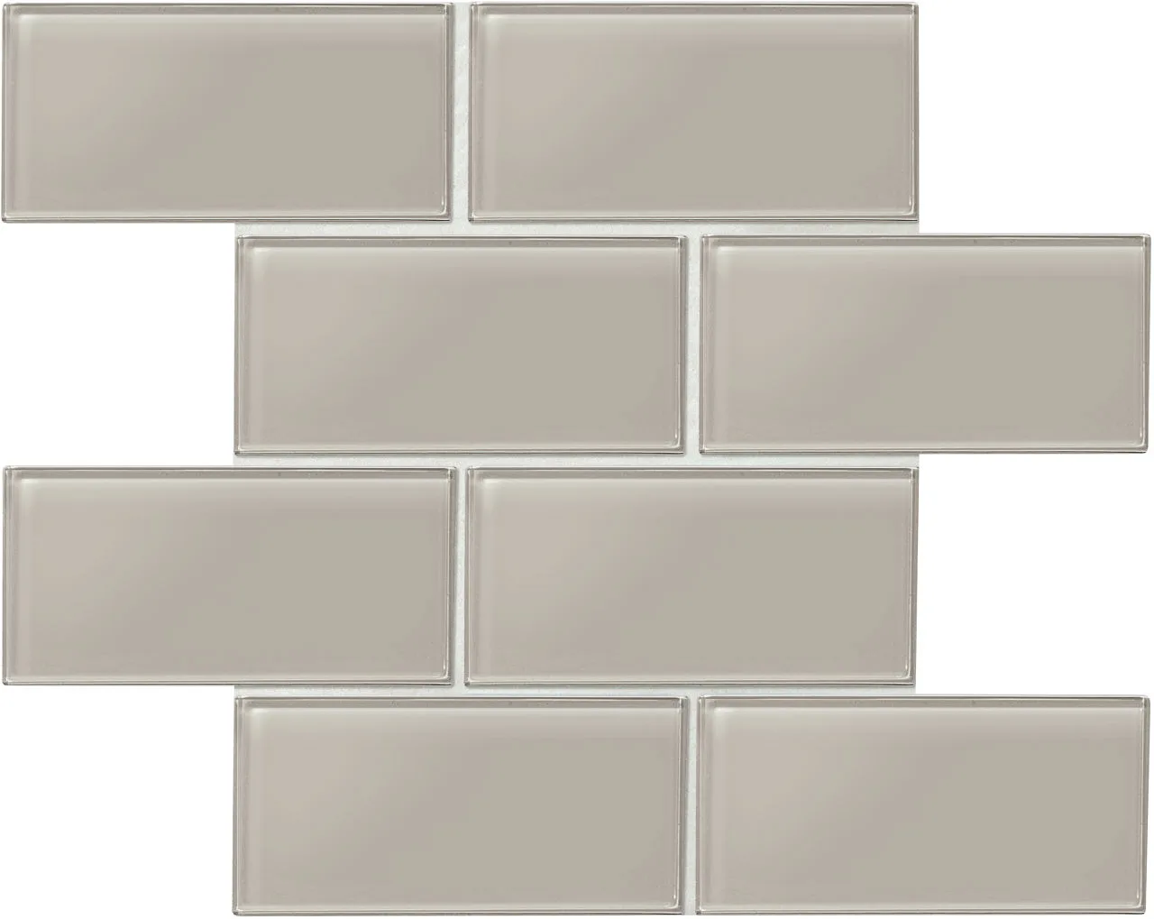 Daltile Amity Grey 3X6, Glossy, Rectangle Ceramic Tile